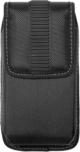Vista 5 de Funda de nailon para teléfono celular para Samsung Galaxy S10e S20 S21 S22 S23 S24 S25 iPhone SE (2020/2022) 12/13/14/15/16/ Pro - Funda vertical
