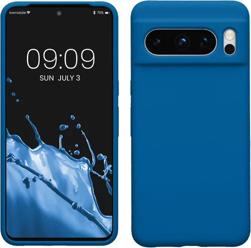 Vista 39 de kwmobile Funda compatible con Google Pixel 7 Pro - Funda de silicona TPU con acabado suave - Piedra antigua