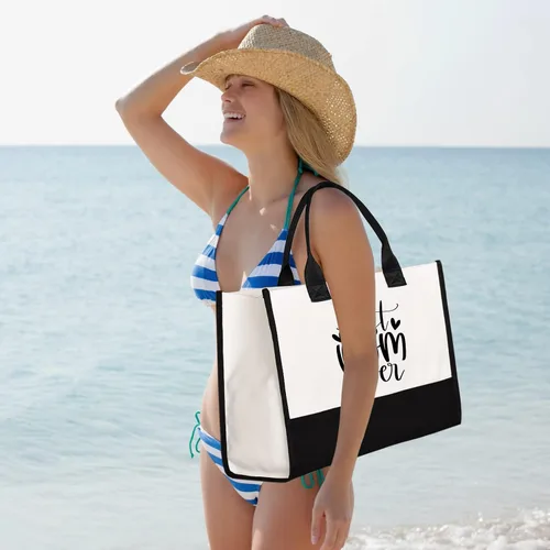 Vista 4 de Lamyba Bolsa de mano para novia con bolsa de maquillaje, regalos para compromisodespedida de solterafiesta de boda en blanco y negro