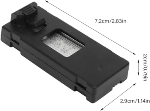 Vista 2 de Batería de litio para dron, batería de litio de 3.7 V 1800 mAh RC Drone para E88 E88PRO LsE525 E525 PRO, con cable de carga 5 en 1