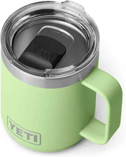 Vista 21 de YETI Rambler - Taza apilable de 10 onzas, aislada al vacío, acero inoxidable con tapa MagSlider, acero inoxidable