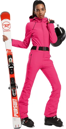 Vista 89 de GSOU SNOW Traje de esquí para mujer, traje de nieve delgado de una pieza, chaqueta de nieve, impermeable, resistente al viento, deportes al aire