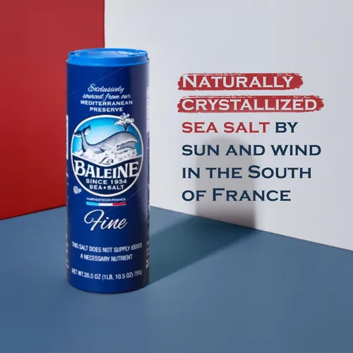 Vista 5 de La Baleine - Lata de cristales finos de sal marina, 26.5 onzas