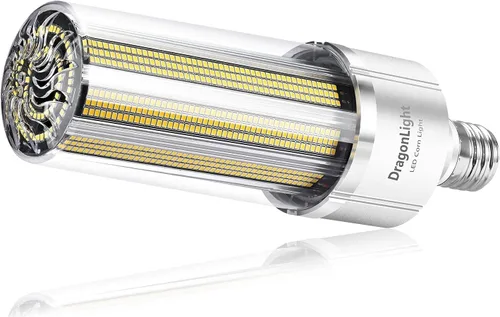 Vista 12 de DragonLight Bombilla LED de maíz de 50 W (equivalente a 350 vatios) E26/E39 Lámpara LED con base de Mogul grande 6000K Luz diurna 6,000 LM