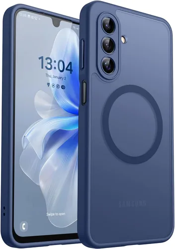 Vista 85 de CANSHN Funda diseñada para Samsung Galaxy A16-5G [protección completa de la cámara] [compatible con Magsafe] funda protectora trasera translúcida
