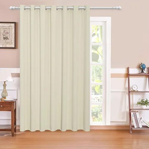 Vista 22 de MYSKY HOME Cortinas Aqua para Armario para Entrada Cortina Opaca para Puerta para Sala de Estar Cortina Oscurecedora de Habitación con Ojales
