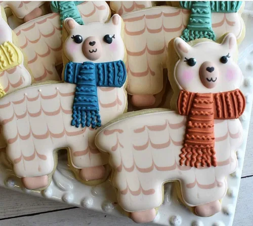 Vista 4 de Ann Clark - Cortador de galletas de llama/alpaca, 4 pulgadas, fabricado en Estados Unidos Perfect Size and Shape, America's Largest Cookie Cutter
