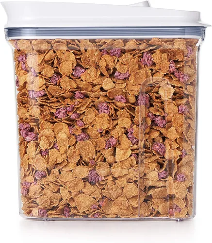Vista 5 de OXO Good Grips Dispensador hermético de cereales POP de tamaño mediano (3.2 L)