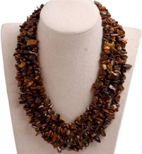 Vista 10 de GEM-Inside - Collar de piedras preciosas moradas con cuentas de cuarzo morado, dije bohemio de moda con soporte de babero, collar de cuentas