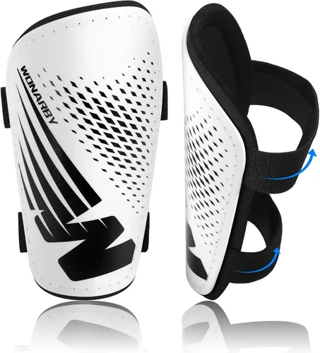 Vista 10 de Shin Guards Soccer Youth Kids - Shin Guard for Boys Girls Teenagers Toddler 2-18 Years Old - Football Shin Pads Protection Equipment with Adjustable