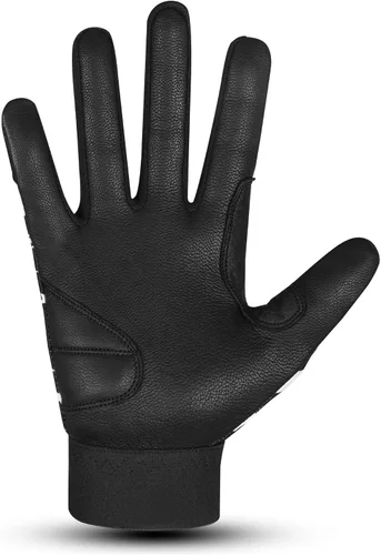 Vista 6 de Guantes de bateo Dot Stitch con bandera de EE. UU. para béisbol y sóftbol, guantes de bateo con bandera americana, guantes de béisbol para niños