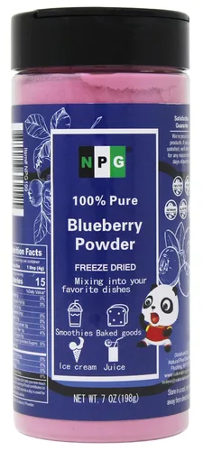 Vista 7 de NPG Polvo liofilizado de bayas de acai de 7 onzas, superalimento sin semillas con una textura fina en polvo para batidos, bebidas y colorantes