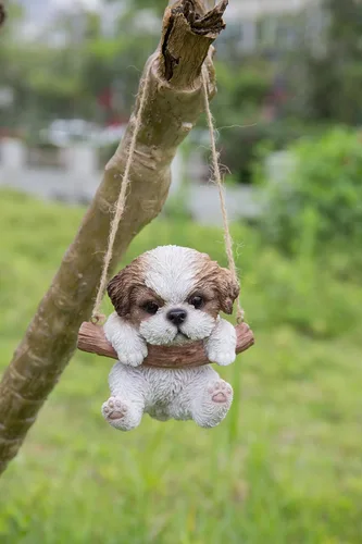 Vista 6 de Estatua colgante de cachorro Shih Tzu de Hi-Line Gift Ltd 87704-A