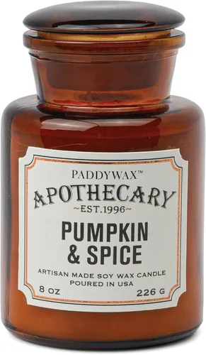 Vista 9 de Paddywax Artisan Apothecary - Vela perfumada con tapa en tarro de vidrio reutilizable, vela de soja de combustión limpia con aproximadamente 54