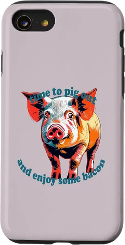 Vista 13 de iPhone 15 Time To Pig Out on National Pig Day Case