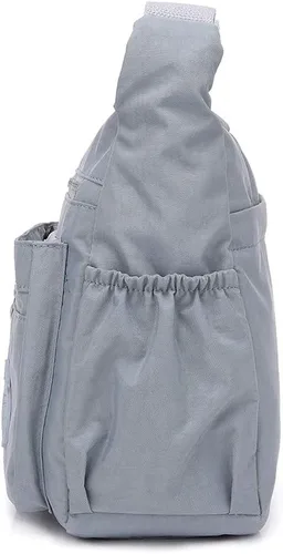 Vista 3 de MINTEGRA Bolso cruzado para mujer, bolso de hombro impermeable de nailon, bolsillo ligero