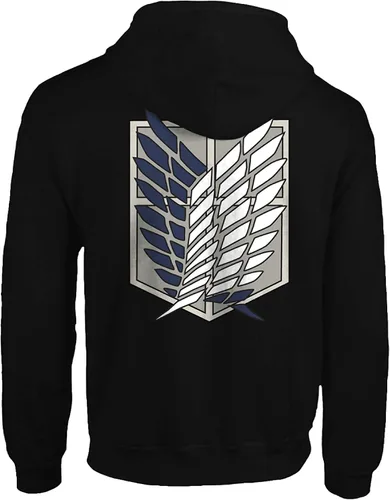 Vista 2 de Ripple Junction Attack on Titan Survey Corps Adult Unisex Zip Hoodie