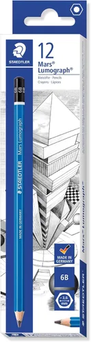 Vista 6 de STAEDTLER Rumogurafu lápiz de dibujo HB 100-HB (importación de Japón)