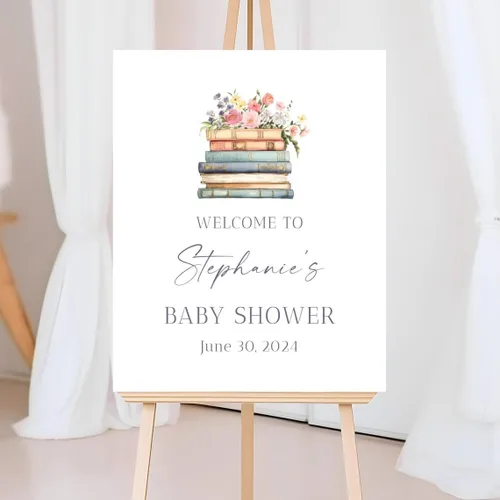 Vista 17 de Letrero de bienvenida para baby shower, letrero de bienvenida para baby shower, letrero de bienvenida personalizado para baby shower, letrero