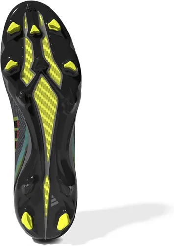 Vista 3 de adidas X Speedportal3 - Tacos de fútbol para hombre color negro Plata MetálicoNúcleo NegroAmarillo Solar