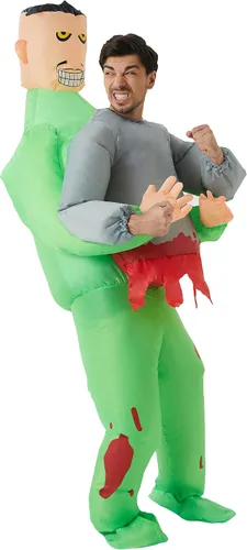 Vista 2 de DeHasion Disfraz inflable de Halloween para Navidad, disfraz inflable de Navidad para adultos, NavidadHalloween