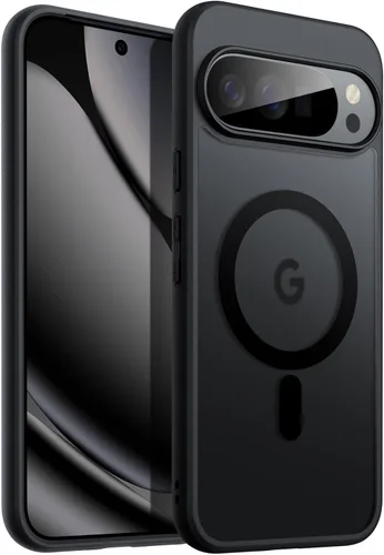 Vista 29 de JETech Funda magnética para Google Pixel 8 de 6.2 pulgadas 2023, compatible con MagSafe, translúcida mate trasera a prueba de golpes (Hazel)
