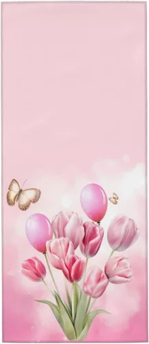 Vista 14 de Divertidos toallas de mano suaves de conejo de Pascua, toalla de baño, decorativa, multiusos para yoga, baño, hotel, gimnasio, 12 x 27.5 pulgadas