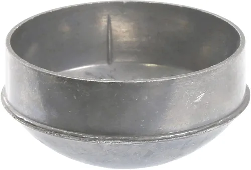 Vista 4 de Valla de eslabones de cadena de 3 pulgadas (2 7/8 pulgadas de diámetro) redonda cúpula externa Tapas de aluminio fundido a presión Tapas