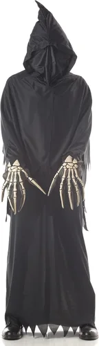 Vista 2 de California Costumes Grim Reaper Deluxe para niños