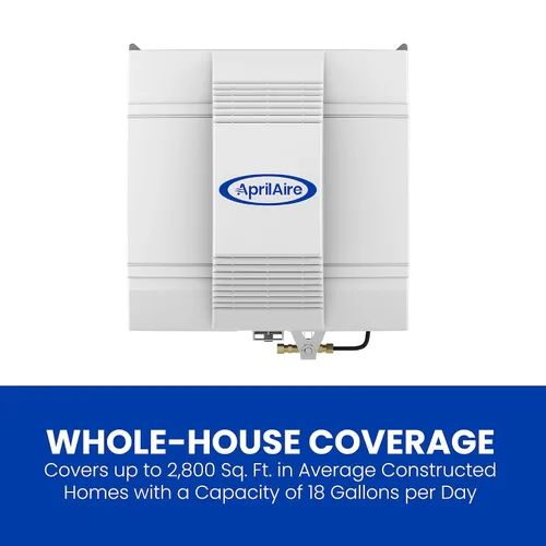 Vista 4 de AprilAire 700 Humidificador para toda la casa, humidificador automático para conectar al sistema de ventilación, humidificador de gran capacidad