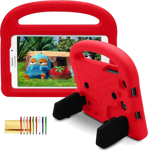 Vista 11 de Funda para niños para Samsung Galaxy Tab A 8.0" (2019) SM-T290/SM-T295, Techcircle Kids Safe a prueba de golpes, EVA resistente funda protectora