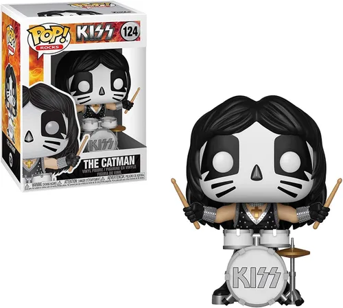 Vista 5 de FunKo Pop! Rocks: KISS Figuras coleccionables de vinilo, 3.75 pulgadas (juego de 4)