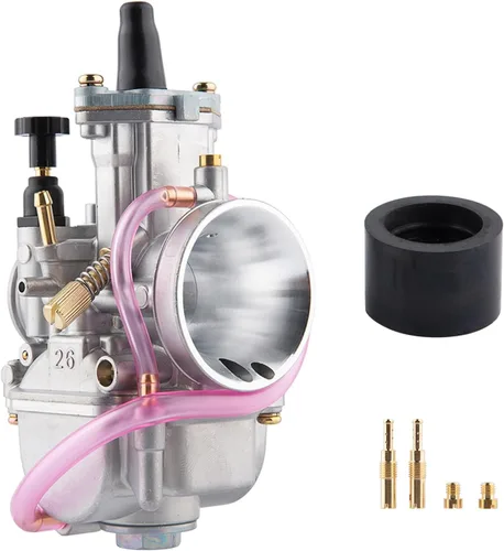 Vista 17 de Carburador PWK de 21 mm para Carreras para Motor de 50 cc a 100 cc 2T 4T Moto Dirt Bike, Motocicleta, ATV, Scooter con Colector de Admisión, Chorros