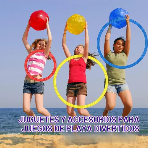 Vista 5 de Libima Juego de 12 anillos de carrera de obstáculos de 16 pulgadas, 28 pulgadas, juguetes de plástico para ejercicio, aros a granel