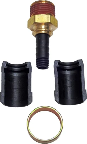 Vista 2 de Kit giratorio de reparación rápida de goma para camiones y remolques, accesorios NPT de 3/8 pulgadas