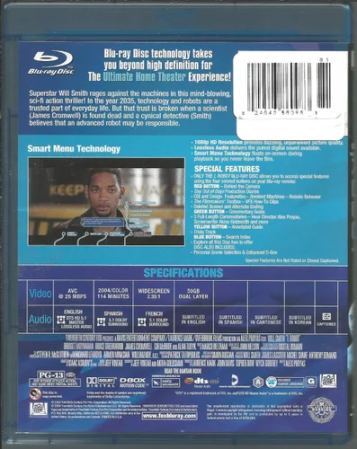 Vista 2 de I, Robot Blu-ray