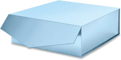 Vista 22 de Caja de regalo negra con tapa magnética para regalo Negro-9
