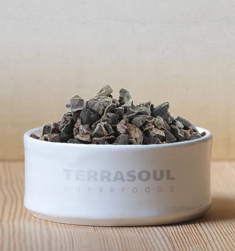Vista 3 de Terrasoul Superfoods Puntas de Cacao Orgánico Crudo, 16 Oz, Superalimento Crujiente para Bowls de Batidos, Untables de Mantequilla de Nuez, Avena