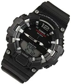 Vista 4 de Casio HDC-700-1A Illuminator Analog Digital Reloj para hombre 100M WR HDC-700 Original, Negro -, Digital