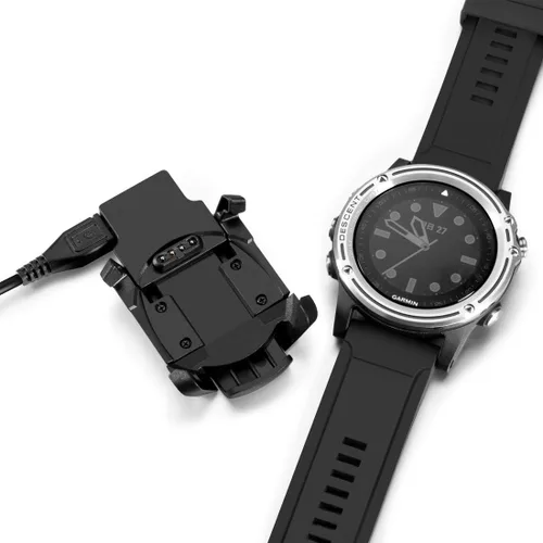 Vista 3 de Compatible con el cable de carga USB de repuesto para reloj Garmin Descent Mk1, cables de carga USB compatibles con reloj Garmin Descent Mk1