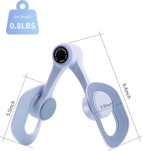Vista 8 de Thigh Trainer for Women, 360° Adjustable Pelvic Floor Muscle Trainer, Inner Thigh Exerciser, Multi-Function Home Gym Equipment for Hip, Leg, Arm &