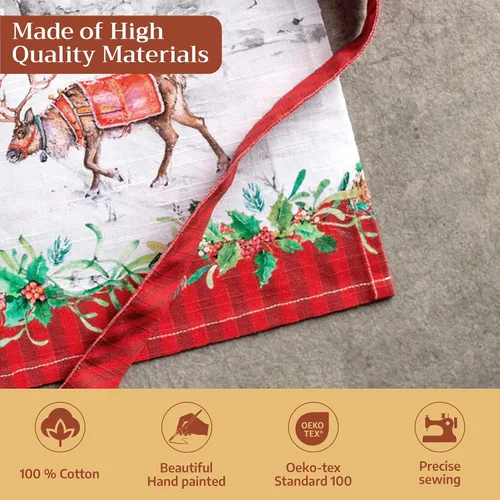 Vista 113 de Maison d' Hermine Delantales para mujer con bolsillo, 100% algodón (27.50 x 31.50 pulgadas)