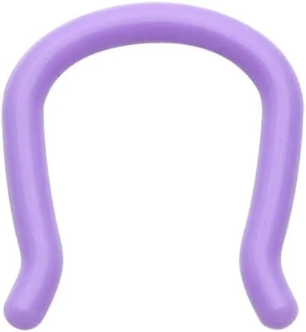 Vista 4 de Pierced Owl - Retenedor de anillo de septum flexible Bioflex de tacto suave de 14-16GA