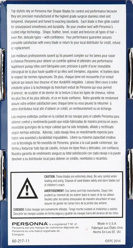 Vista 2 de Personna Cuchillas moldeadoras de cabello, 60