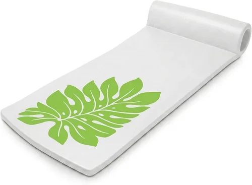 Vista 10 de TRC Recreation Sunsation 1.75" Thick Foam Pool Float Lounger w/ Headrest for Lounging & Sunbathing in Swimming Pools, Beaches & Lakes, 70" x 26 Azul
