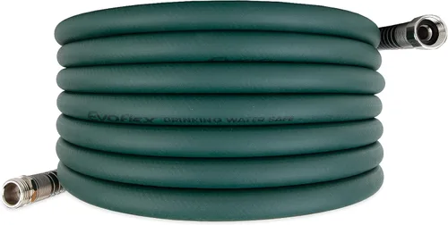 Vista 10 de Camco EvoFlex - Manguera de agua de 25 pies – Manguera de agua potable para autocaravana no contiene plomo, sin BPA ni ftalatos, diseño flexible