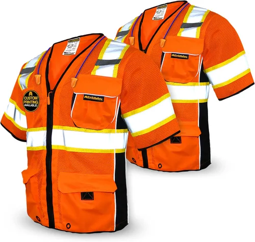 Vista 12 de KwikSafety Men's & Women's Class 3 Safety Vest ANSI OSHA Hi Vis Vest