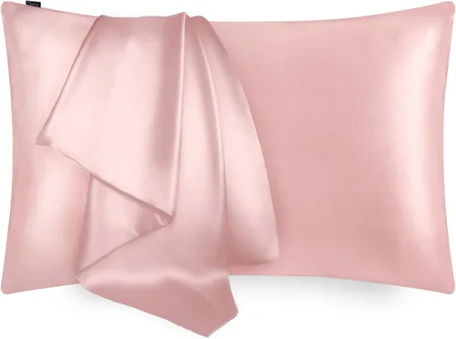 Vista 13 de LILYSILK Funda de almohada 100% de seda, 1 pieza de 0.984 in, funda de almohada pura para cabello y piel, sobre terse de doble cara, seda Charmeuse