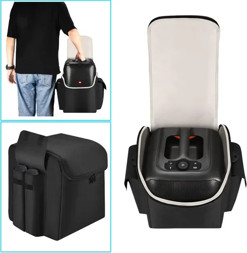 Vista 6 de Funda de viaje para JBL Partybox Encore Funda protectora para altavoces, bolsa de almacenamiento compatible con JBL Partybox Encore Essential Funda