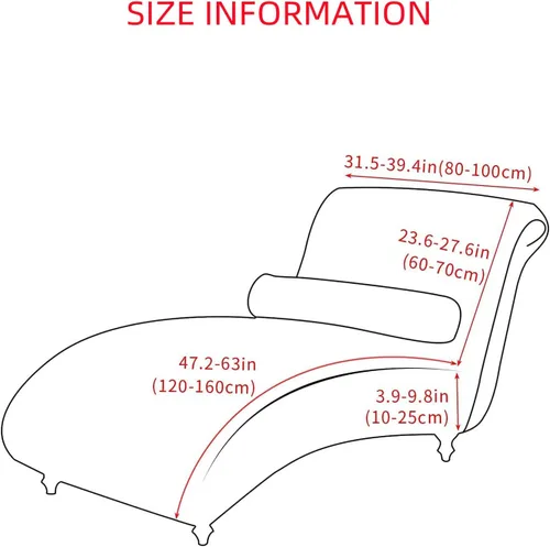 Vista 8 de Funda para tumbona sin brazos, funda elástica estampada para sofá reclinable, fundas elásticas para tumbonas para sala de estar, dormitorio, 01
